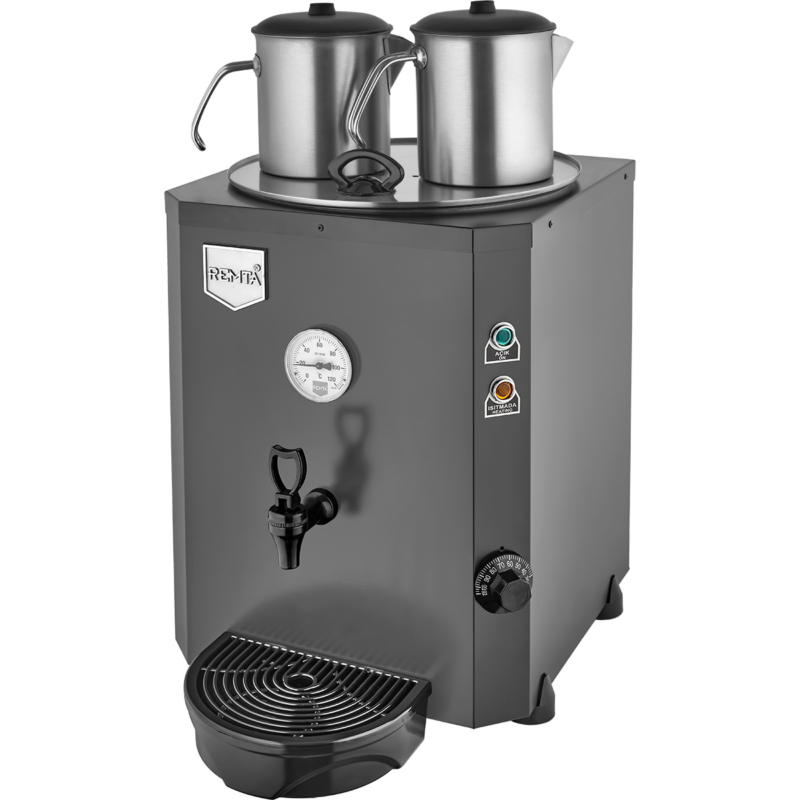 Remta 2 Demlikli 23 lt Jumbo Çay Makinesi Şamandıralı Otomatik Su Almalı